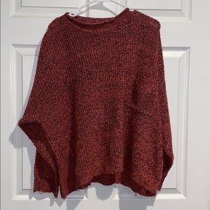 Vintage Overaized 80s sweater HOT PINK